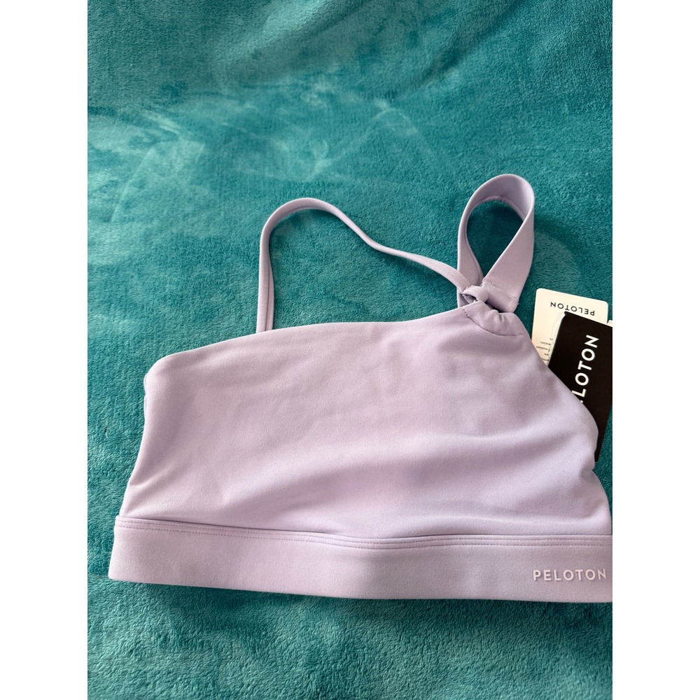 Peloton Cadent O-Ring One Shoulder Bra Lavender Purple XS WR00982-252011-XS NWT